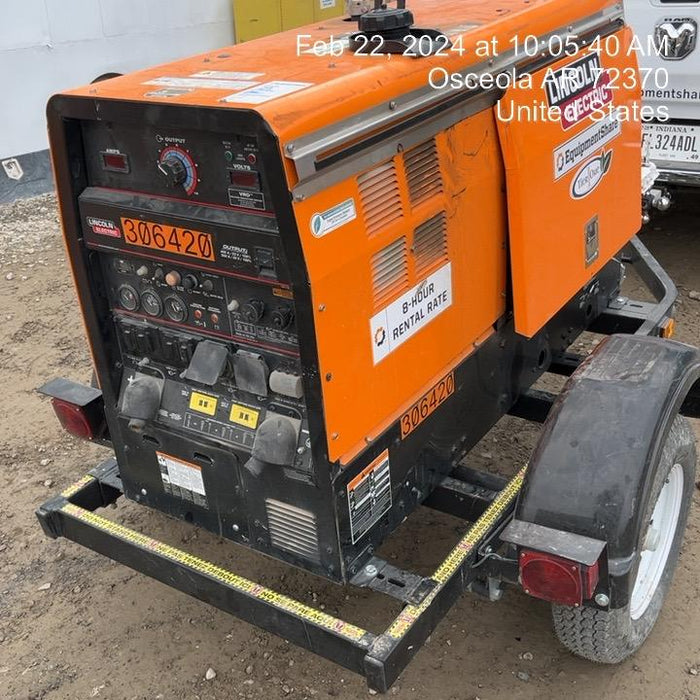 2023 Lincoln Electric LE400 Kubota V1505, Trlr, Cable Rack, Light Kit, ES Decals, T3