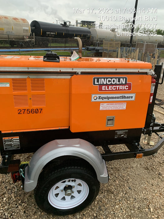 2022 Lincoln Electric LE400 Kubota V1505, Trlr, Cable Rack, Light Kit, ES Decals, T3