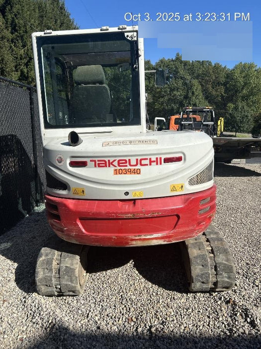 2020 Takeuchi TB250-2C Cab/Heat/Air, Rubber Tracks, Manual TAG QC