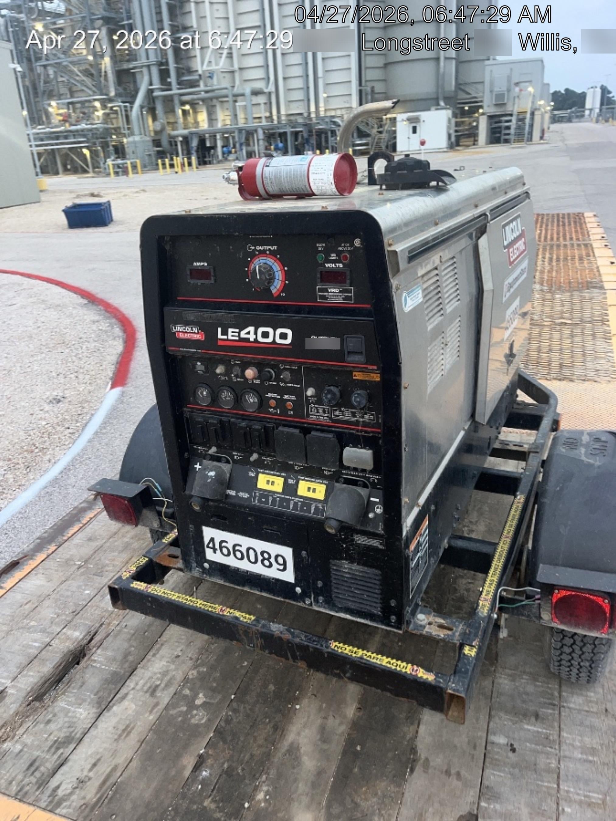 2024 Lincoln Electric LE400 Kubota V1505, Trlr, Cable Rack, Light Kit, ES Decals, T3