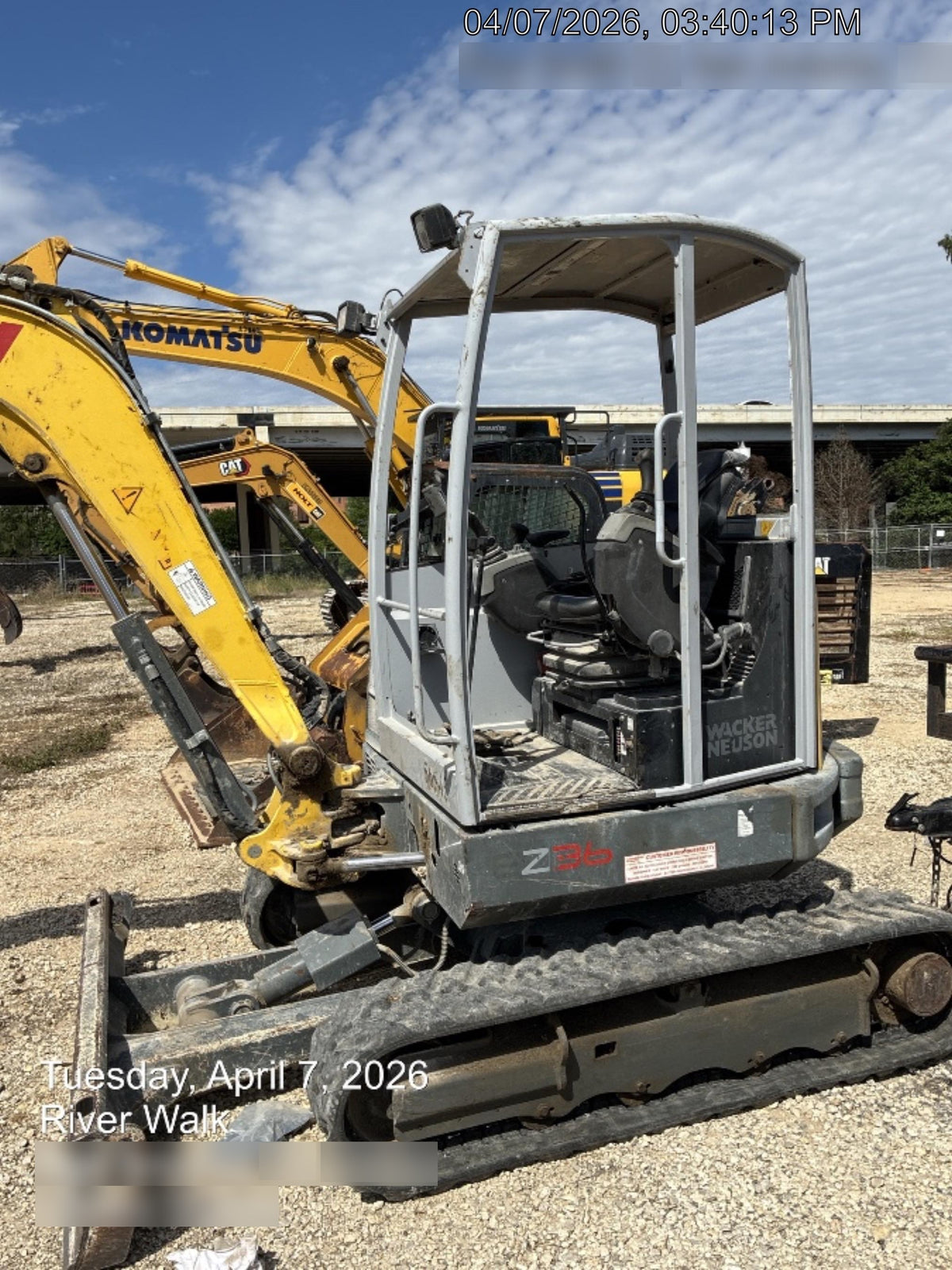 2020 Wacker Neuson EZ36 MX,TRK,LONG,CANOPY w/QC Coupler, 12"/18"/24" HD Buckets