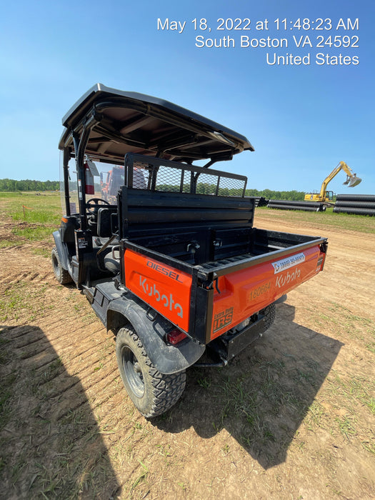 2021 Kubota RTV-X1140W-H Plastic Canopy, Windshield Acrylic Clear, LED Strobe Light, Wire Harness Kit, Back up Alarm
