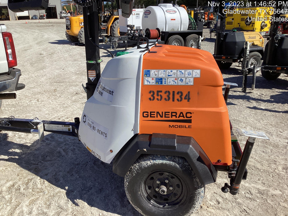 2023 Generac MLT2 Diesel, Flex Switch 120V Input, Powerzone Controller, (4) 320W LED Lights, 4kW Generator, 39.9 Gal Fuel Tank, 2" Ball, T3