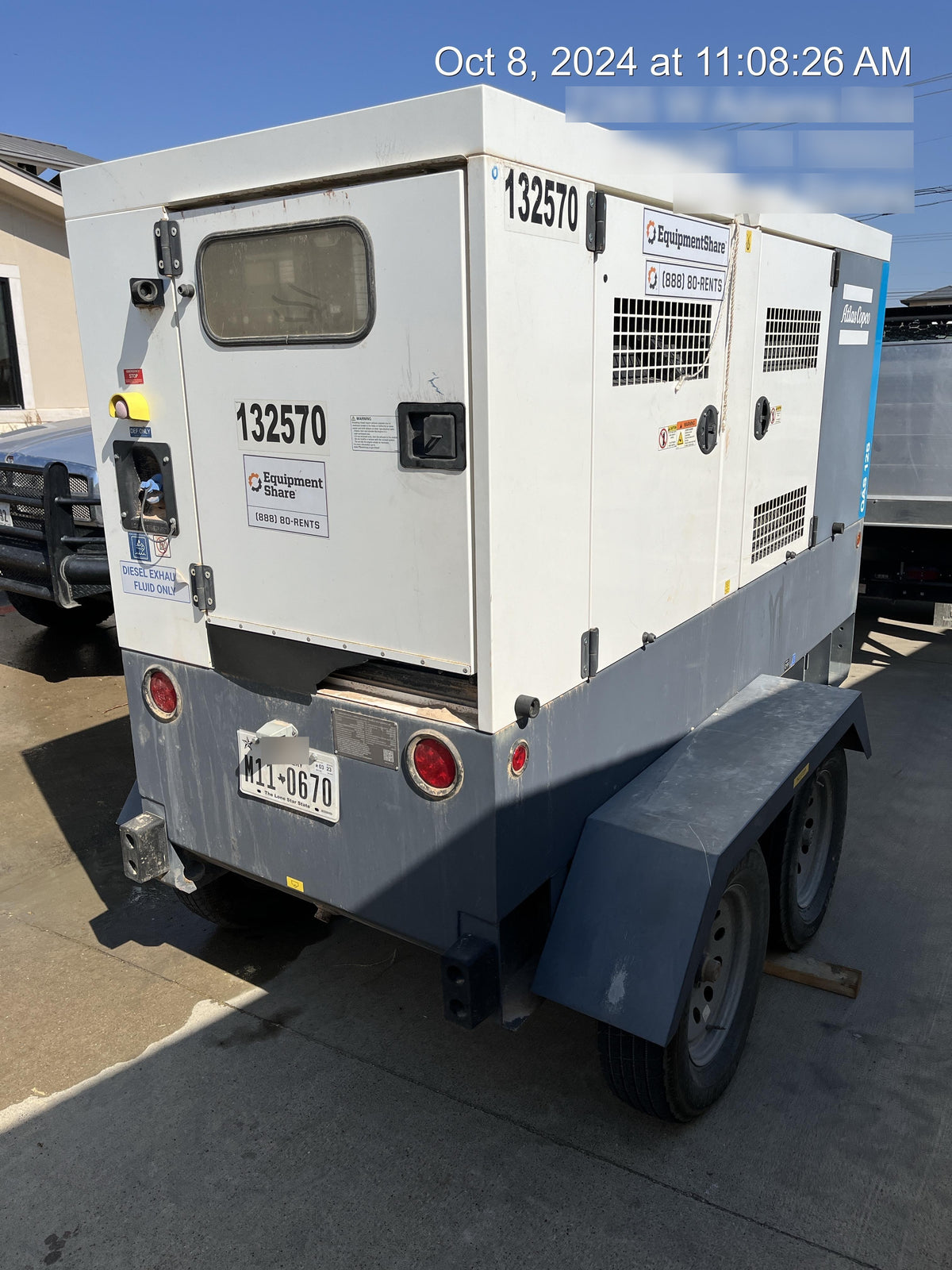 2021 ATLAS COPCO QAS 125