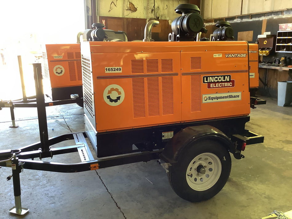 2021 Lincoln Electric Vantage 549X Ready Pak 3, ORANGE (includes trailer, cable rack, fender light kit)