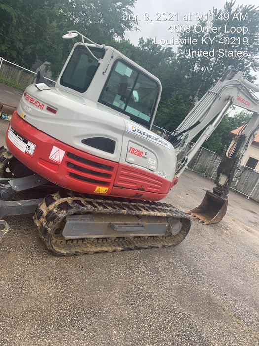 2020 Takeuchi TB290C Cab/Heat/Air, Rubber Tracks, Manual TAG QC