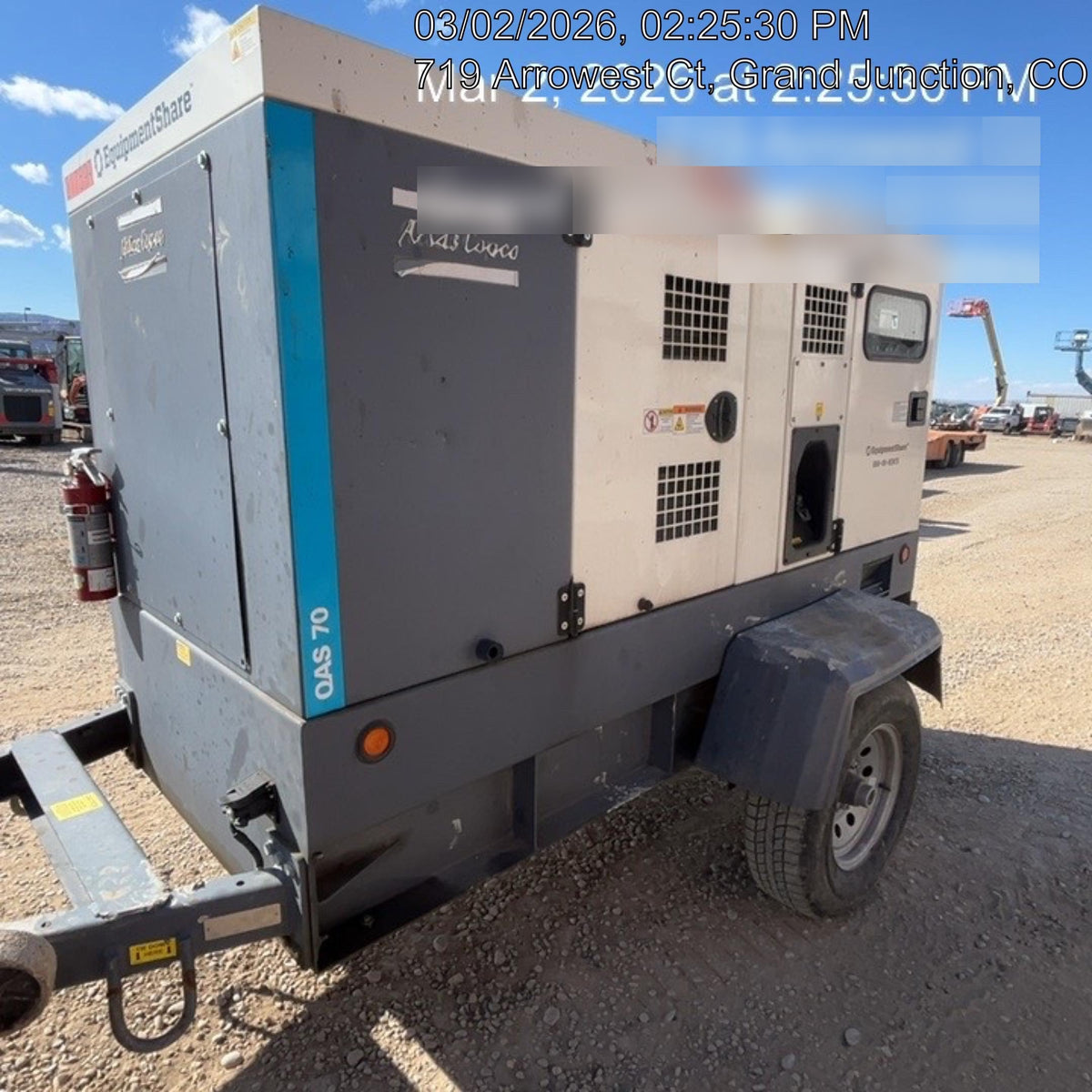 2022 ATLAS COPCO QAS 70
