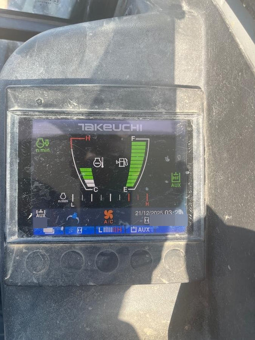 2020 Takeuchi TB250-2C Cab/Heat/Air, Rubber Tracks, Manual TAG QC