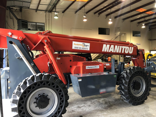 2018 Manitou MTA10055 MTA10055 - 74 HP T4, Canopy, Worklights/Strobe, Beacon, 66" Carriage, 60" Forks, Solid Tires, Lift Hook, Aux Hydraulics
