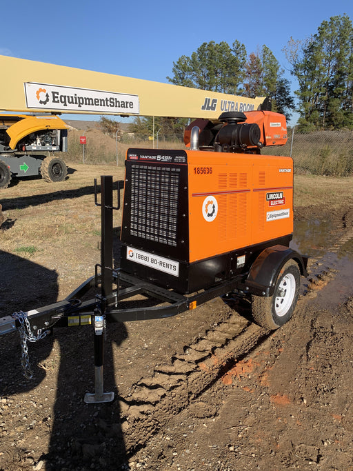 2021 Lincoln Electric Vantage 549X Ready Pak 3, ORANGE (includes trailer, cable rack, fender light kit)