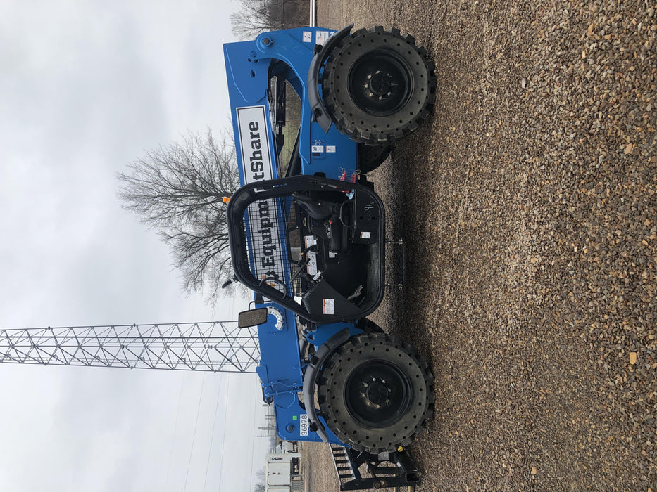 2019 Genie GTH-636 Canopy, Solid RT Tires, LED Work Lights, Beacon 60" QA Carriage, 48" Forks