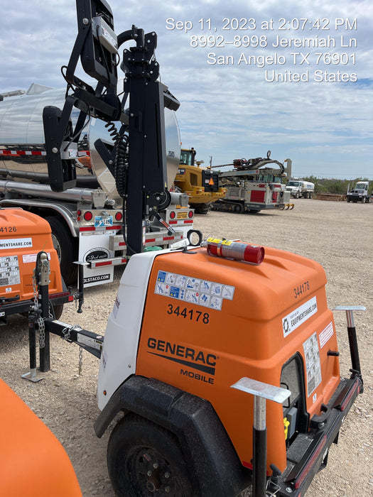 2023 Generac MLT2 Diesel, Flex Switch 120V Input, Powerzone Controller, (4) 320W LED Lights, 4kW Generator, 39.9 Gal Fuel Tank, 2" Ball, T3