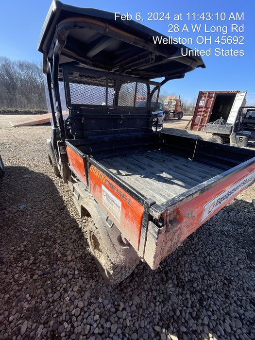 2022 Kubota RTV-X1140W-H Plastic Canopy, Windshield Acrylic Clear, LED Strobe Light, Wire Harness Kit, Back up Alarm