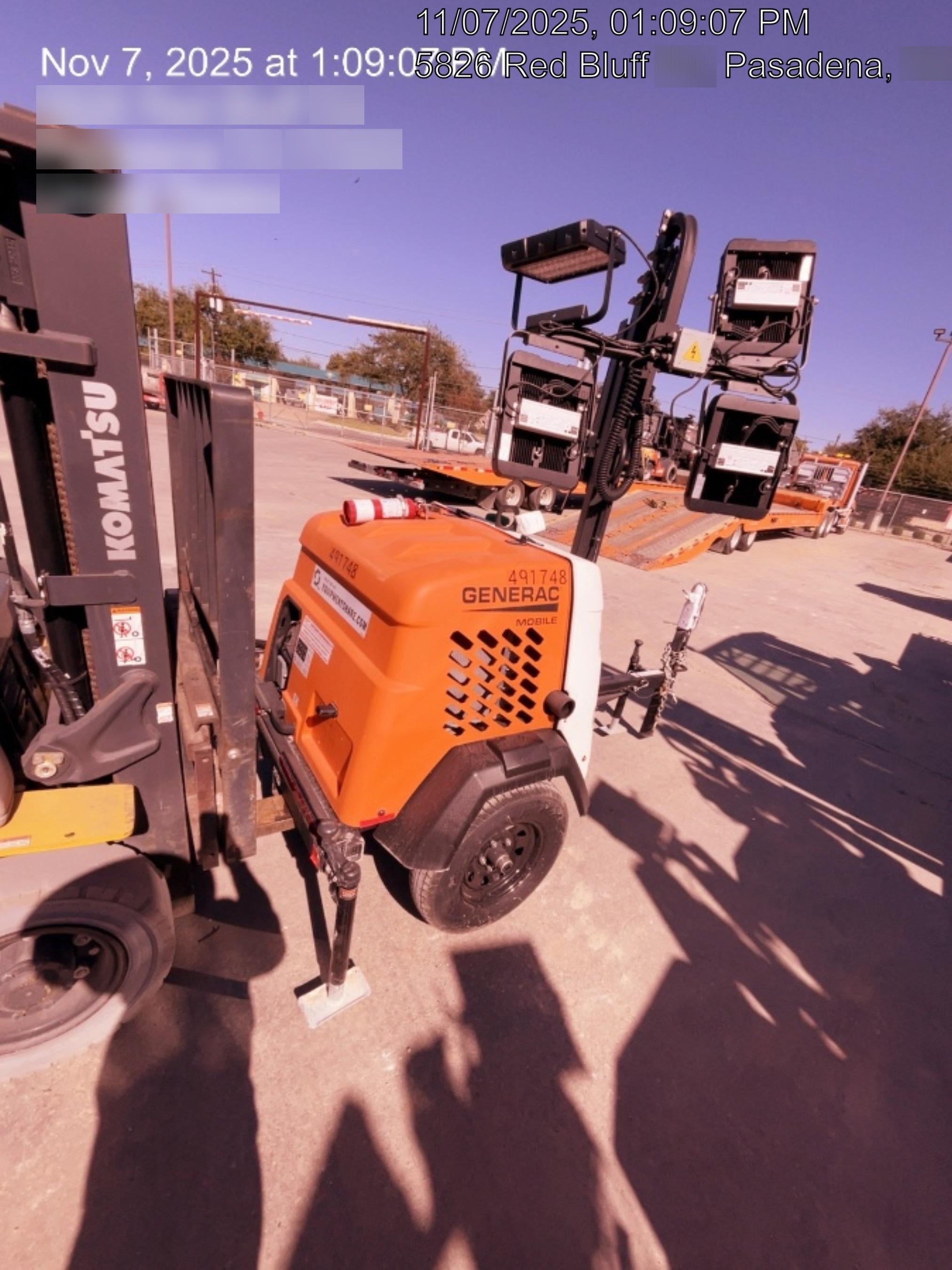2025 Generac MLTS-4 Diesel, Mitsubishi L2E, 7.1 hp @1800 rpm, Flex Switch 120V Input, Powerzone Controller, (4) 320W LED Lights, 4kW Generator, 39.9 Gal Fuel Tank, 2" Ball, ES Decals