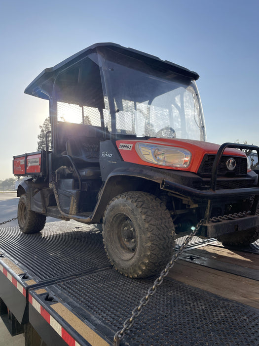 2022 Kubota RTV-X1140W-H Plastic Canopy, Windshield Acrylic Clear, LED Strobe Light, Wire Harness Kit, Back up Alarm