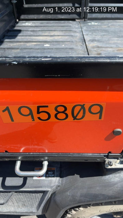 2022 Kubota RTV-X1140W-H Plastic Canopy, Windshield Acrylic Clear, LED Strobe Light, Wire Harness Kit, Back up Alarm