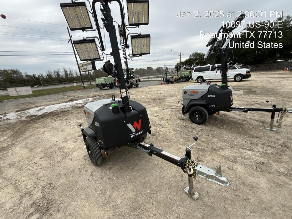 2024 Wacker Neuson LTT4 Diesel, Kohler KDW702, Deep Sea Controller, Auto Start, LED 320W, Bypass Outlet, T3