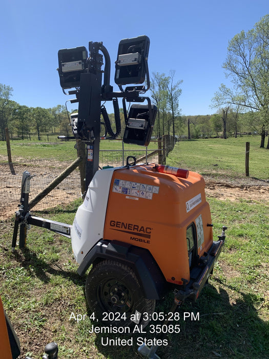 2024 Generac MLT2 Diesel, Flex Switch 120V Input, Powerzone Controller, 
(4) 320W LED Lights, 4kW Generator, 39.9 Gal Fuel Tank, 2" Ball, T3