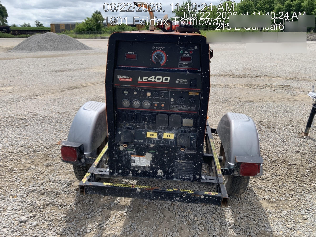2022 Lincoln Electric LE400 Kubota V1505, Trlr, Cable Rack, Light Kit, ES Decals, T3