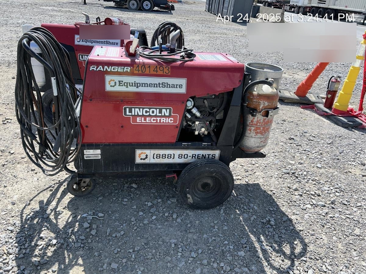 2024 Lincoln Electric Ranger 305 LPG Ranger 305 LPG, Undercarriage, Tank Holder & Strap, 10kw AC Gen, 25hp Kohler LPG Eng