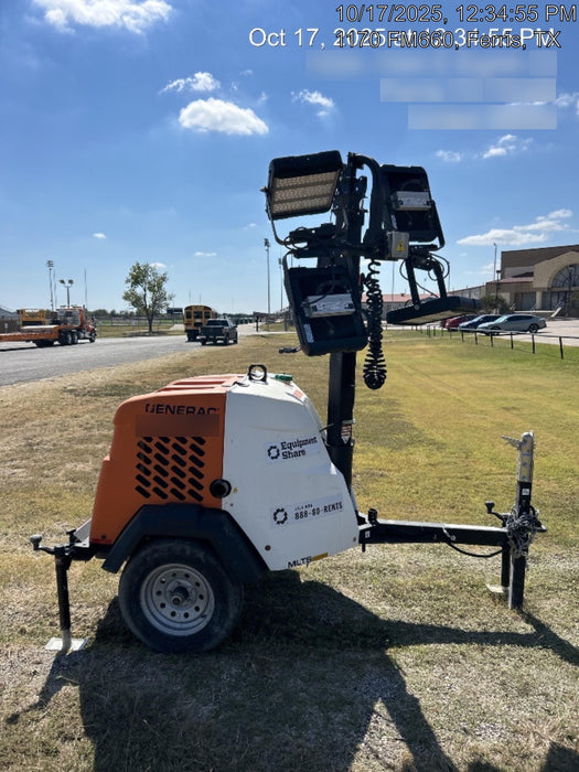 2024 Generac MLT2 Diesel, Flex Switch 120V Input, Powerzone Controller, 
(4) 320W LED Lights, 4kW Generator, 39.9 Gal Fuel Tank, 2" Ball, T3