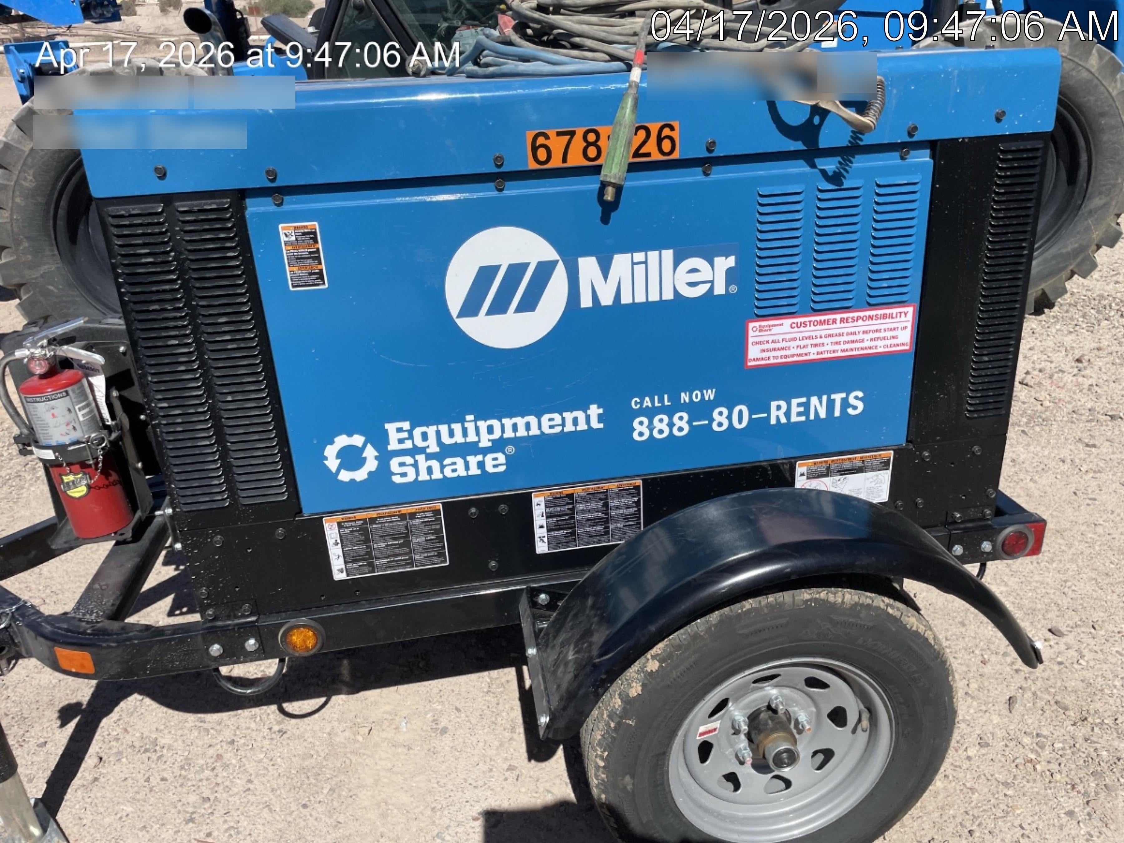 2026 MILLER ELECTRIC BIG BLUE 400