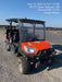 2021 Kubota RTV-X1140W-H Plastic Canopy, Windshield Acrylic Clear, LED Strobe Light, Wire Harness Kit, Back up Alarm