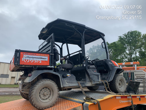 2021 Kubota RTV-X1140W-H Plastic Canopy, Windshield Acrylic Clear, LED Strobe Light, Wire Harness Kit, Back up Alarm