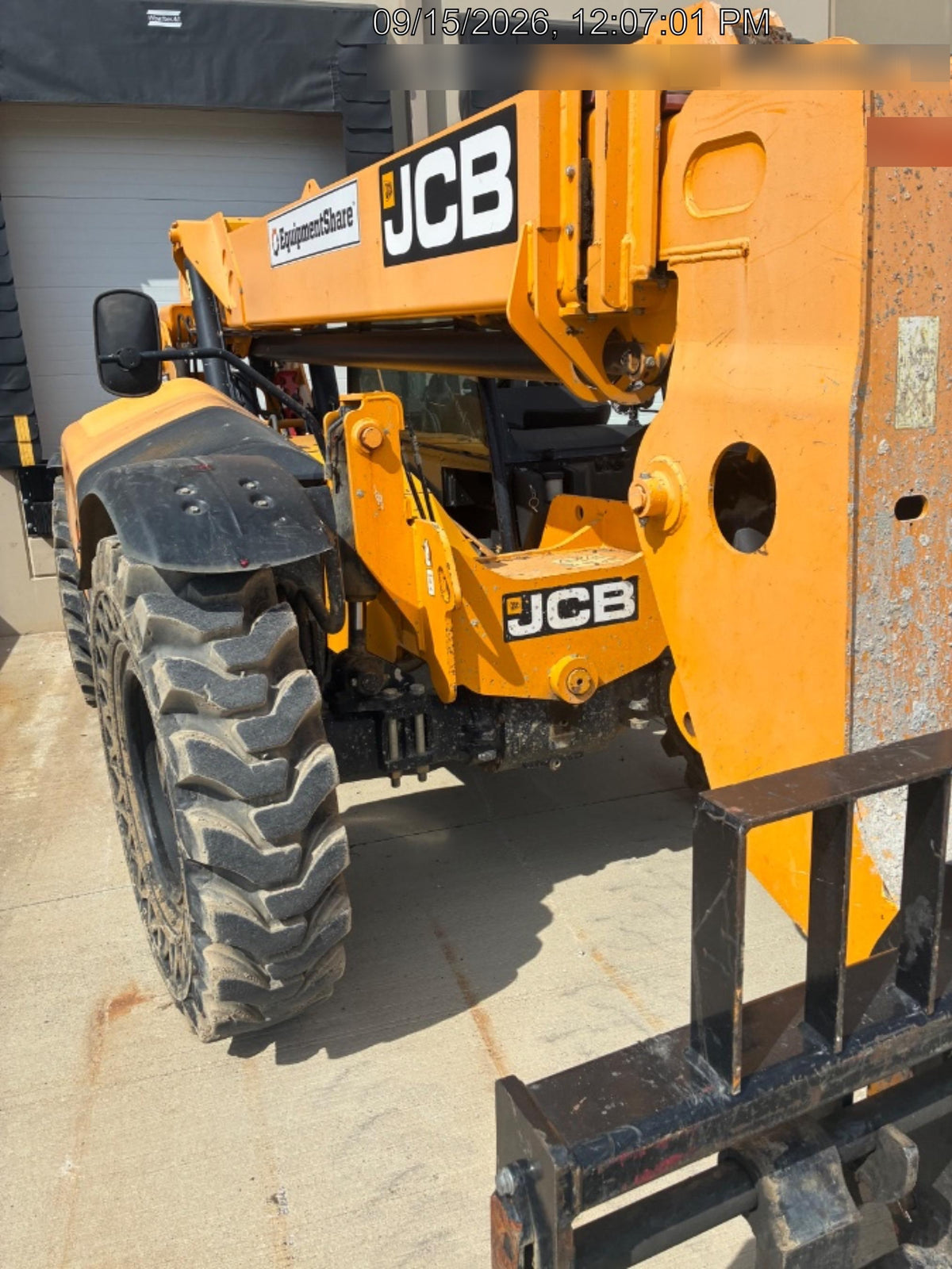 2020 JCB 509-42 Canopy, Solid Tires, Work Lights, Beacon, Aux Hydraulics, Back up Alarm, Lifting Eye, ES Decals