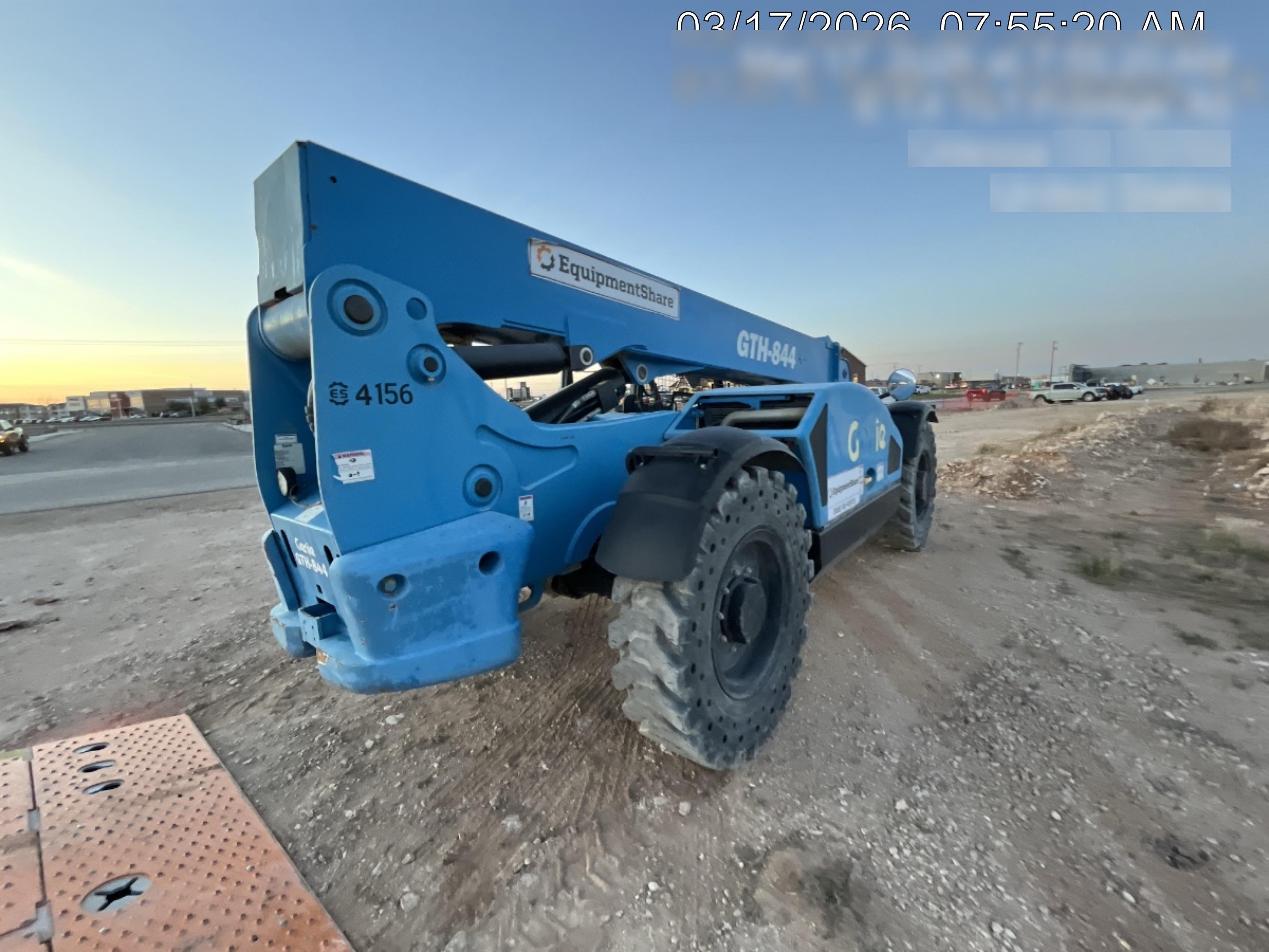 2017 Genie GTH-844 Genie GTH844, 60" Carriage, Solid Tires