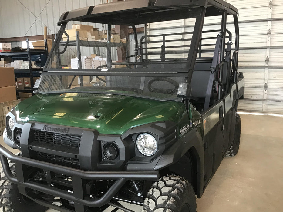 Kawasaki Mule PRO-DXT Kawasaki Mule PRO-DXT Diesel Utility Cart w/Alarm/Beacon, Hard Top, ES Track Hardware