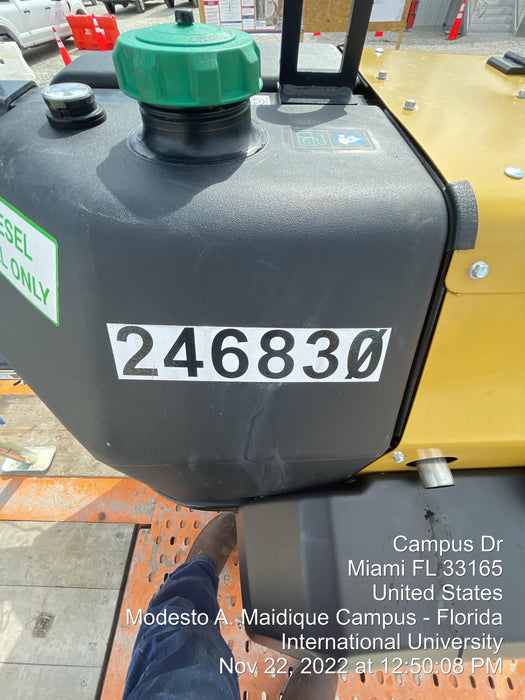 2022 Allmand NLV3GR (4) LED Light Fixture 350W, 23' Vertical Mast, 3kW Prime, Towable, ES Decals, T3