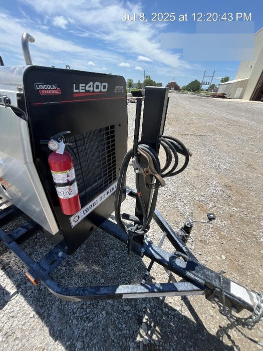 2024 Lincoln Electric LE400 Kubota V1505, Trlr, Cable Rack, Light Kit, ES Decals, T3