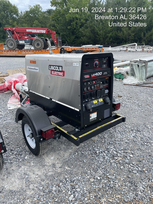 2024 Lincoln Electric LE400 Kubota V1505, Trlr, Cable Rack, Light Kit, ES Decals, T3