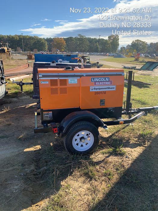 2022 Lincoln Electric LE400 Kubota V1505, Trlr, Cable Rack, Light Kit, ES Decals, T3