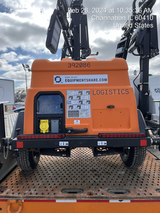 2024 Generac MLT2 Diesel, Flex Switch 120V Input, Powerzone Controller, 
(4) 320W LED Lights, 4kW Generator, 39.9 Gal Fuel Tank, 2" Ball, T3