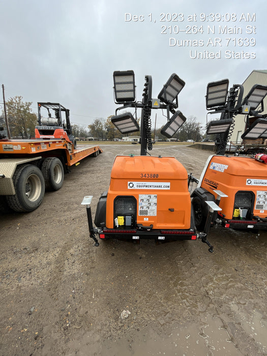 2023 Generac MLT2 Diesel, Flex Switch 120V Input, Powerzone Controller, (4) 320W LED Lights, 4kW Generator, 39.9 Gal Fuel Tank, 2" Ball, T3