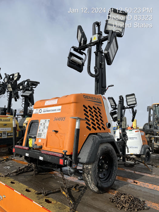 2023 Generac MLT2 Diesel, Flex Switch 120V Input, Powerzone Controller, (4) 320W LED Lights, 4kW Generator, 39.9 Gal Fuel Tank, 2" Ball, T3