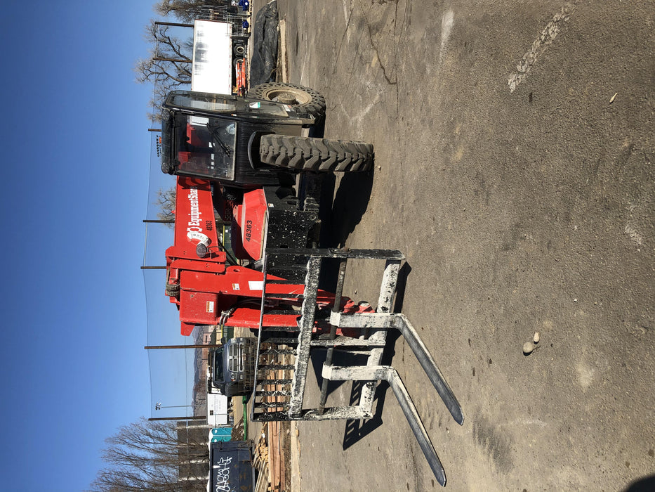 2020 Manitou MTA8044 74hp T4F, Cab/Heat/Air, Cab and Boom LED work lights, Auxiliary Hydraulics, Solid Tires, Amber strobe, Lift Hook w/66" Carriage, 60" Forks