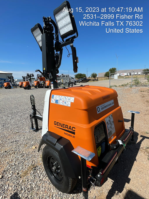 2023 Generac MLT2 Diesel, Flex Switch 120V Input, Powerzone Controller, (4) 320W LED Lights, 4kW Generator, 39.9 Gal Fuel Tank, 2" Ball, T3