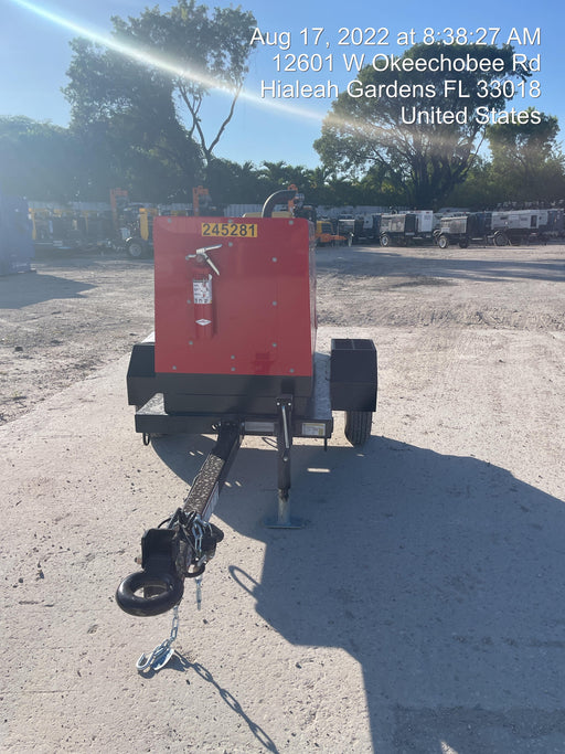 2022 Shindaiwa DGW400MDL Kubota D902 Engine, 23 HP, Dual Op Welder, Wire, Arc, Droop Stick, Tig, and CC Stick Functionality, Simulphase, 3 Phase and 1 Phase Gen Output, Single Axle NB Trlr, Slr Trckl Chrg 12V 12W, Fire Ext