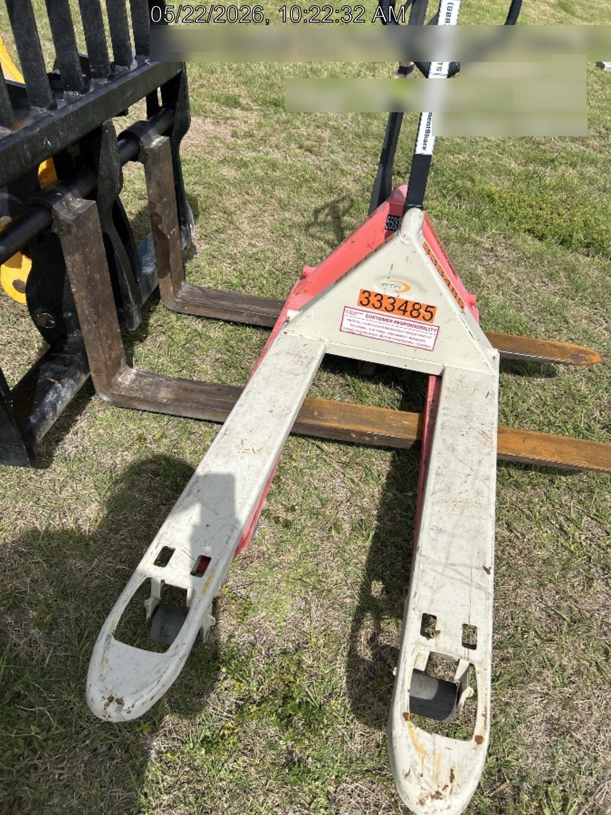 2023 CROWN 5,500lb Manual Pallet Jack - Crown
