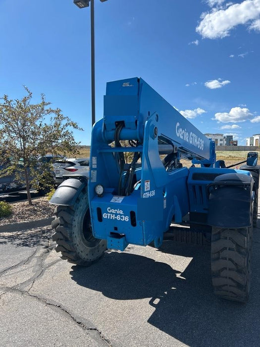 2018 Genie GTH-636 Genie GTH-636 w/Open ROPS, Solid Tires, beacon/work lights, 48" carriage/forks