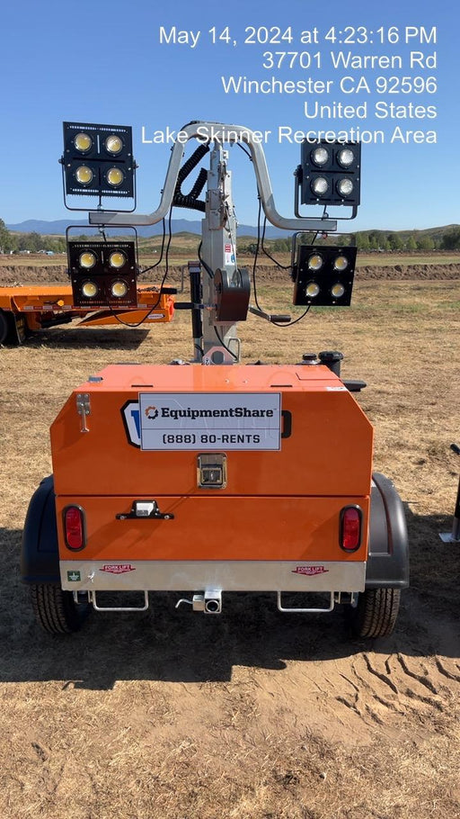 2024 Wanco WLTT-4MM4K Diesel, Deep Sea Controller, Shore Power Plug, Auto Start, (4) 350W LED Floodlights, 4kW Generator, 60 Gal Fuel Tank, 2" Ball, T3