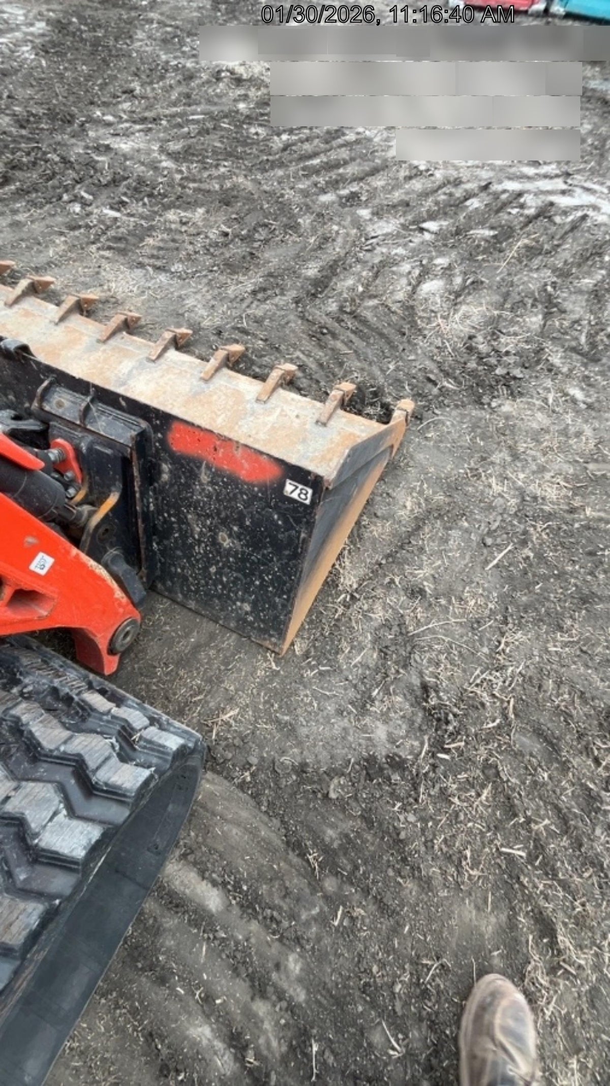 2025 VIRNIG 78" Smooth Bucket - VIRNIG