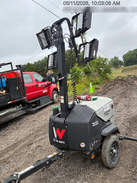 2024 Wacker Neuson LTT4 Diesel, Kohler KDW702, Deep Sea Controller, Auto Start, LED 320W, Bypass Outlet, T3