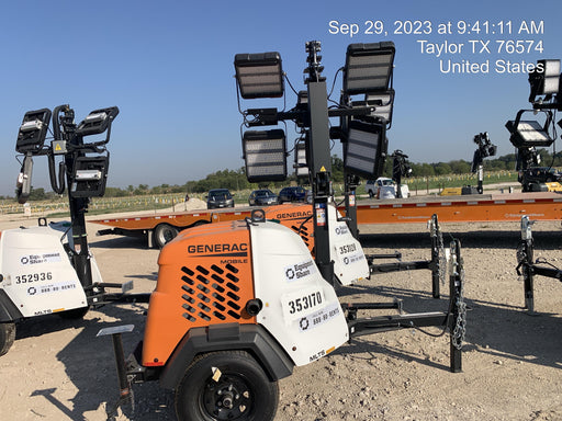 2023 Generac MLT2 Diesel, Flex Switch 120V Input, Powerzone Controller, (4) 320W LED Lights, 4kW Generator, 39.9 Gal Fuel Tank, 2" Ball, T3