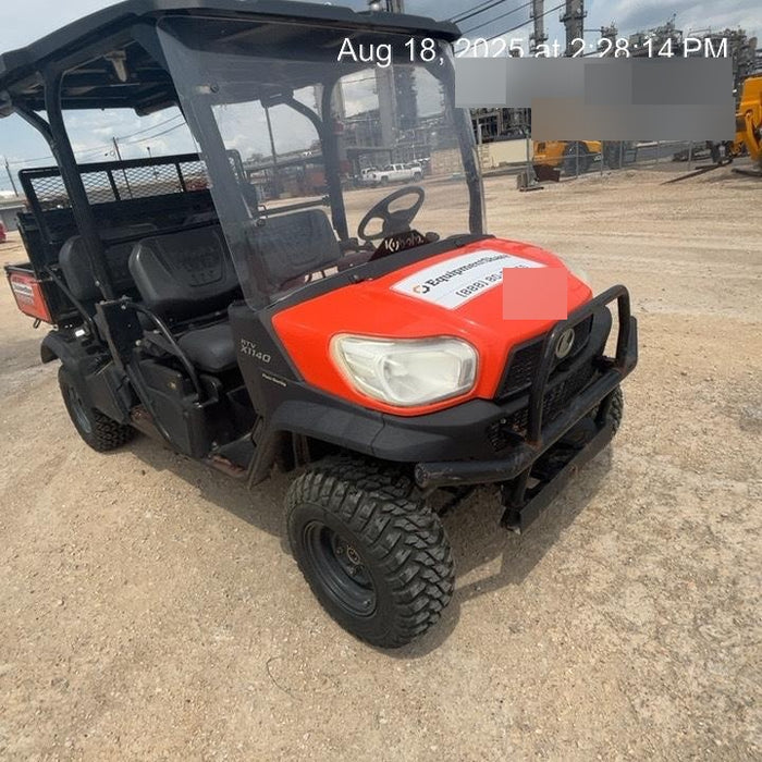 Kubota RTV-X1140W-H Canopy, 4-Seater, Diesel, Windshield Acrylic Clear, Strobe Light, Backup Alarm