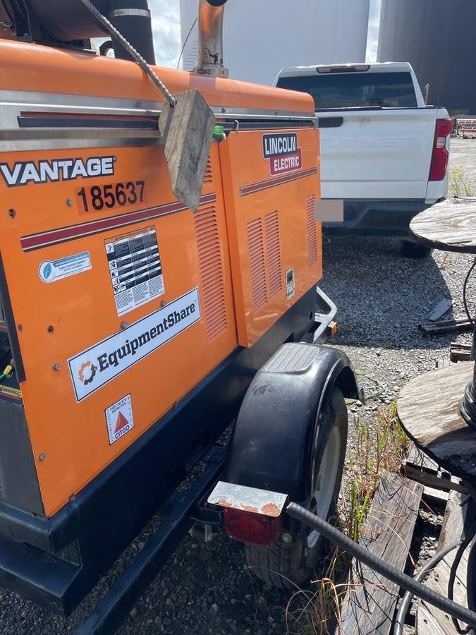 2021 Lincoln Electric Vantage 549X Ready Pak 3, ORANGE (includes trailer, cable rack, fender light kit)