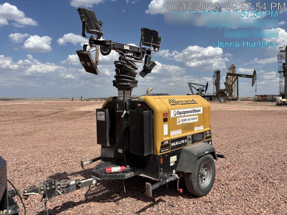2019 Allmand MAXI-LITE II Allmand Maxi-Lite Pro II V 20 kW Light Tower w/Arctic Package, LED Light Package